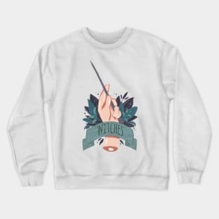 Witches - Graphic Illustration Crewneck Sweatshirt